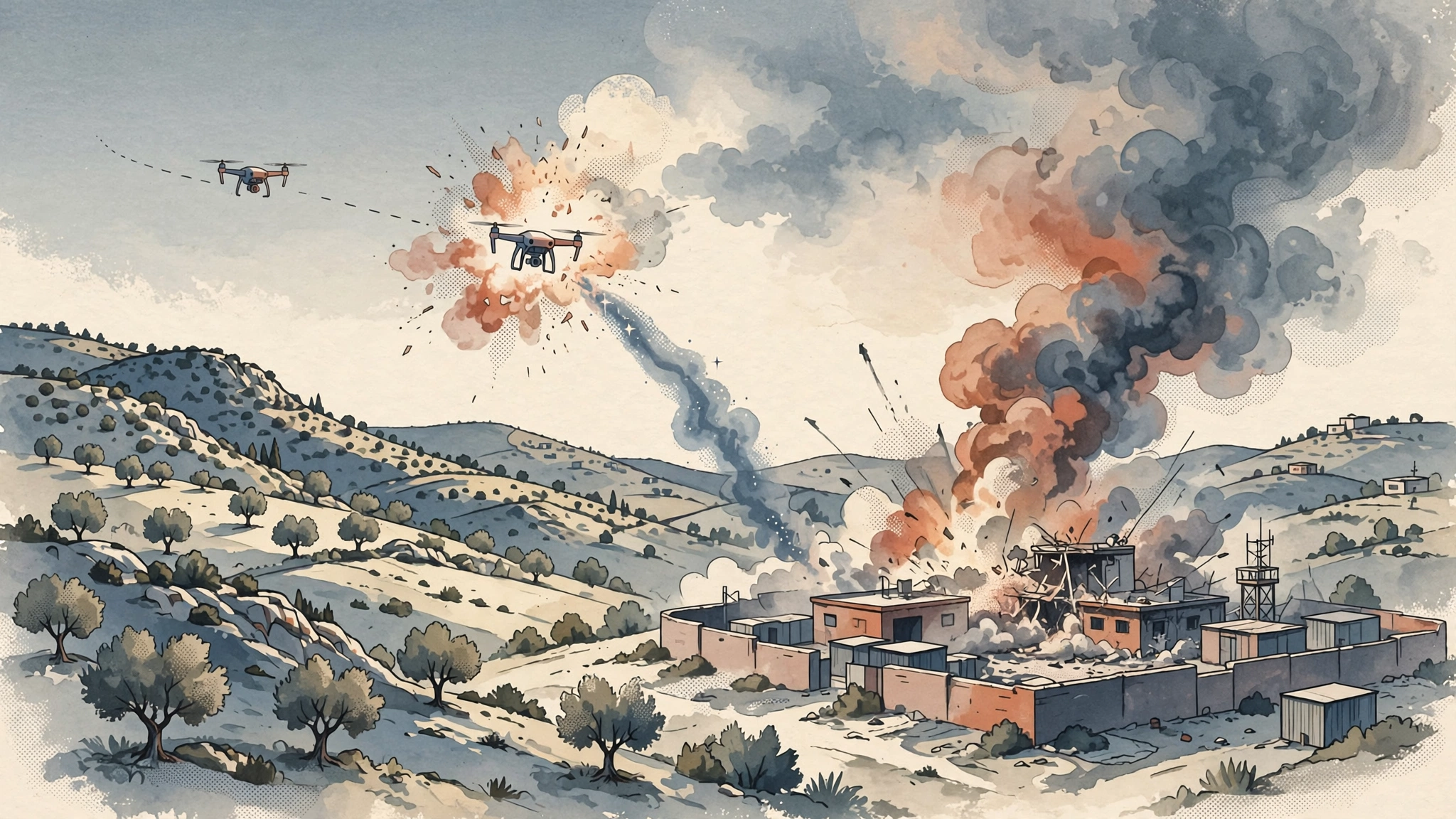 IDF Strikes Hezbollah After Drone Attack on Troops in Southern Lebanon