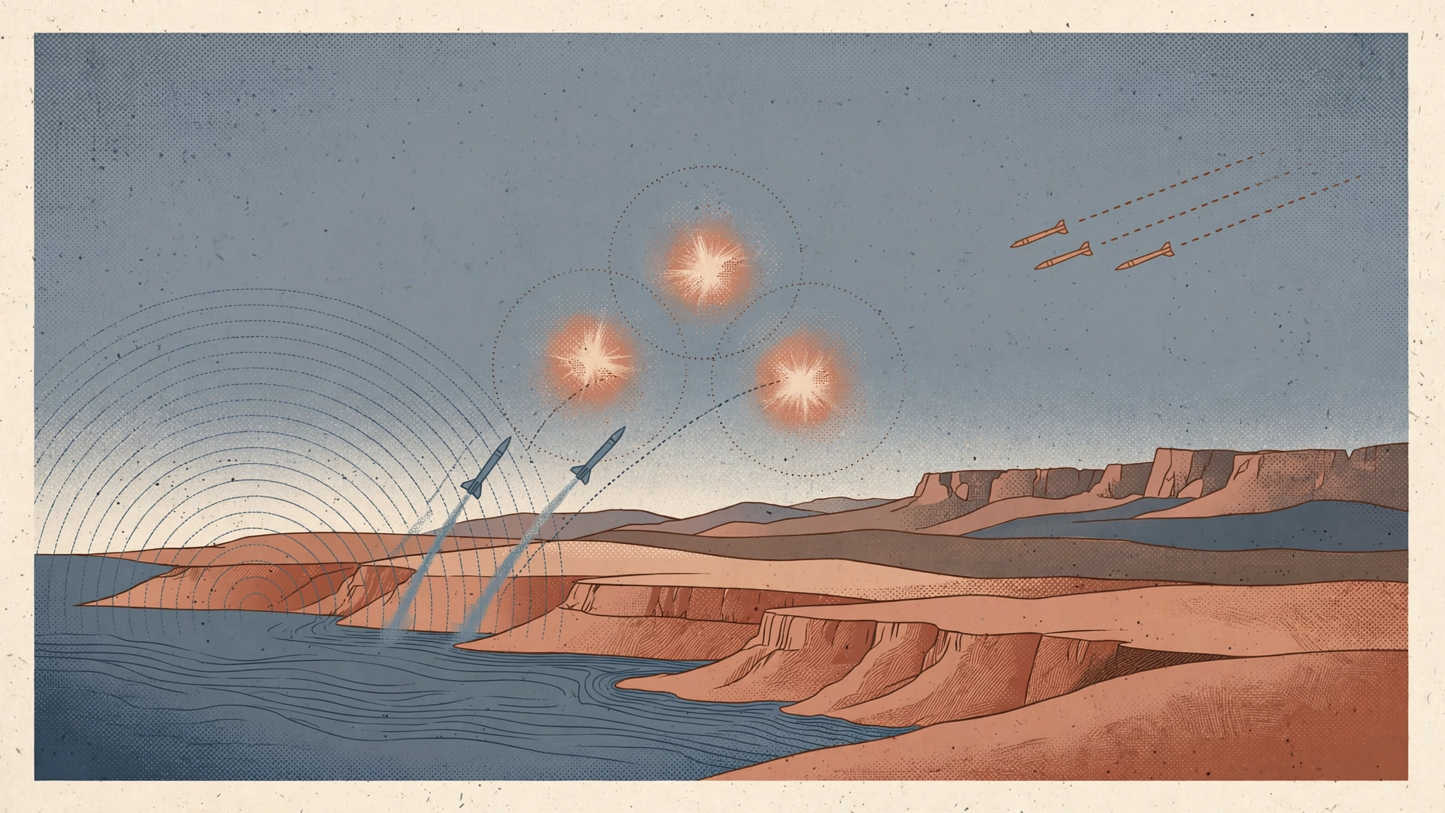 Missile Interceptions Reported Over Jordan Following Iranian Response